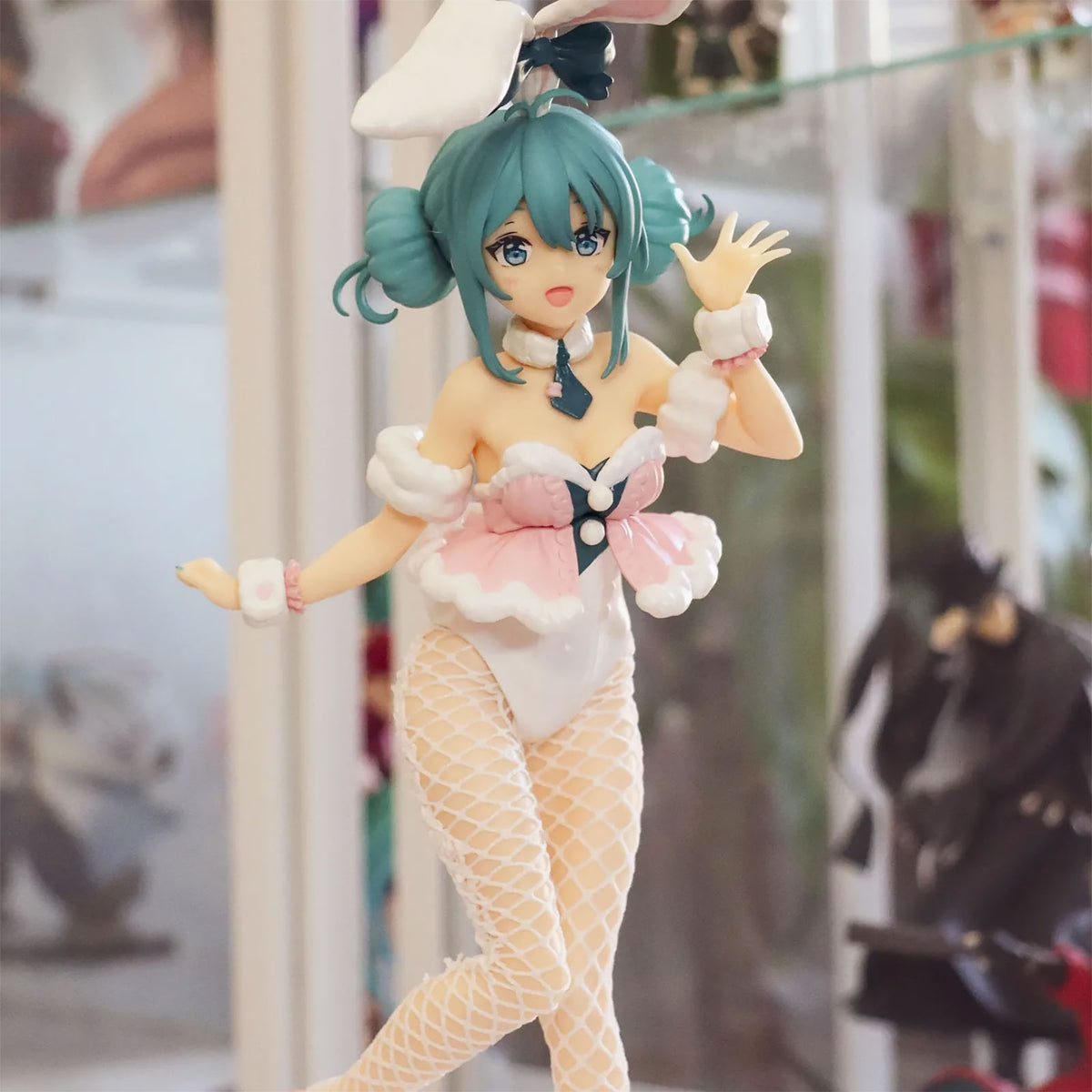 Productafbeelding Hatsune Miku - Baby Roze Wit Konijn BiCute Bunnies Vocaloid Figuur