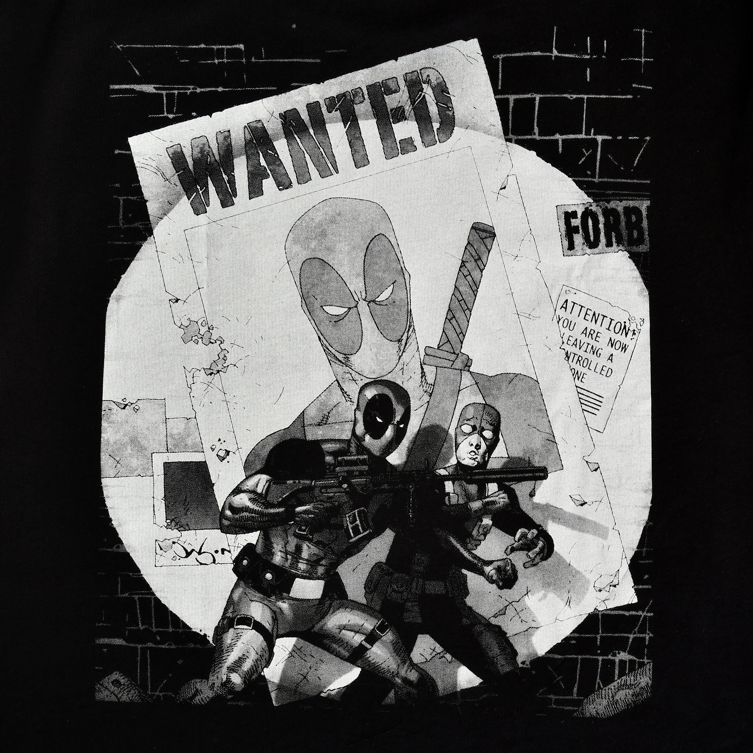 Productafbeelding Deadpool - Wanted T-shirt zwart
