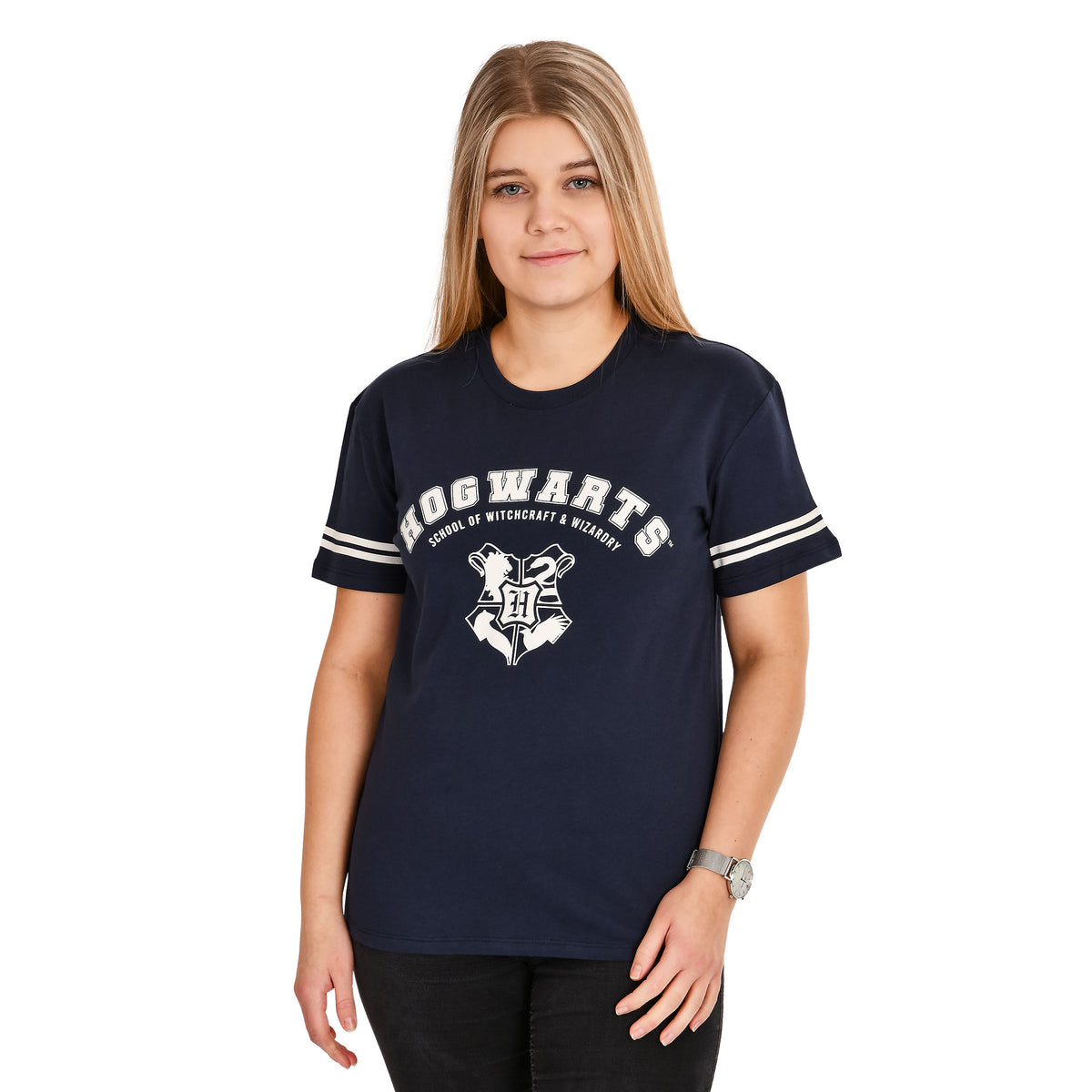 Productafbeelding Hogwarts School T-Shirt blauw - Harry Potter