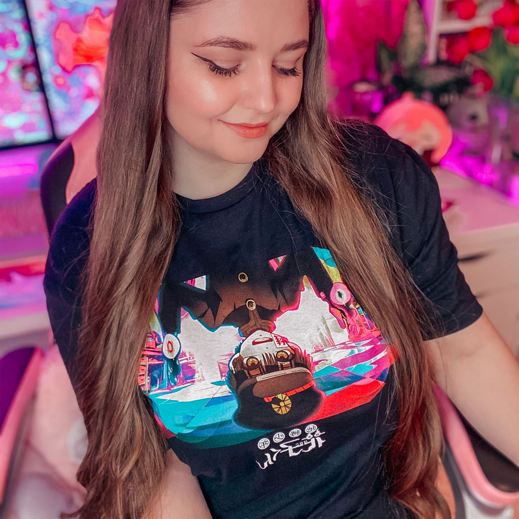 Productafbeelding Hanako T-shirt zwart - Mijn Schoolgeest Hanako