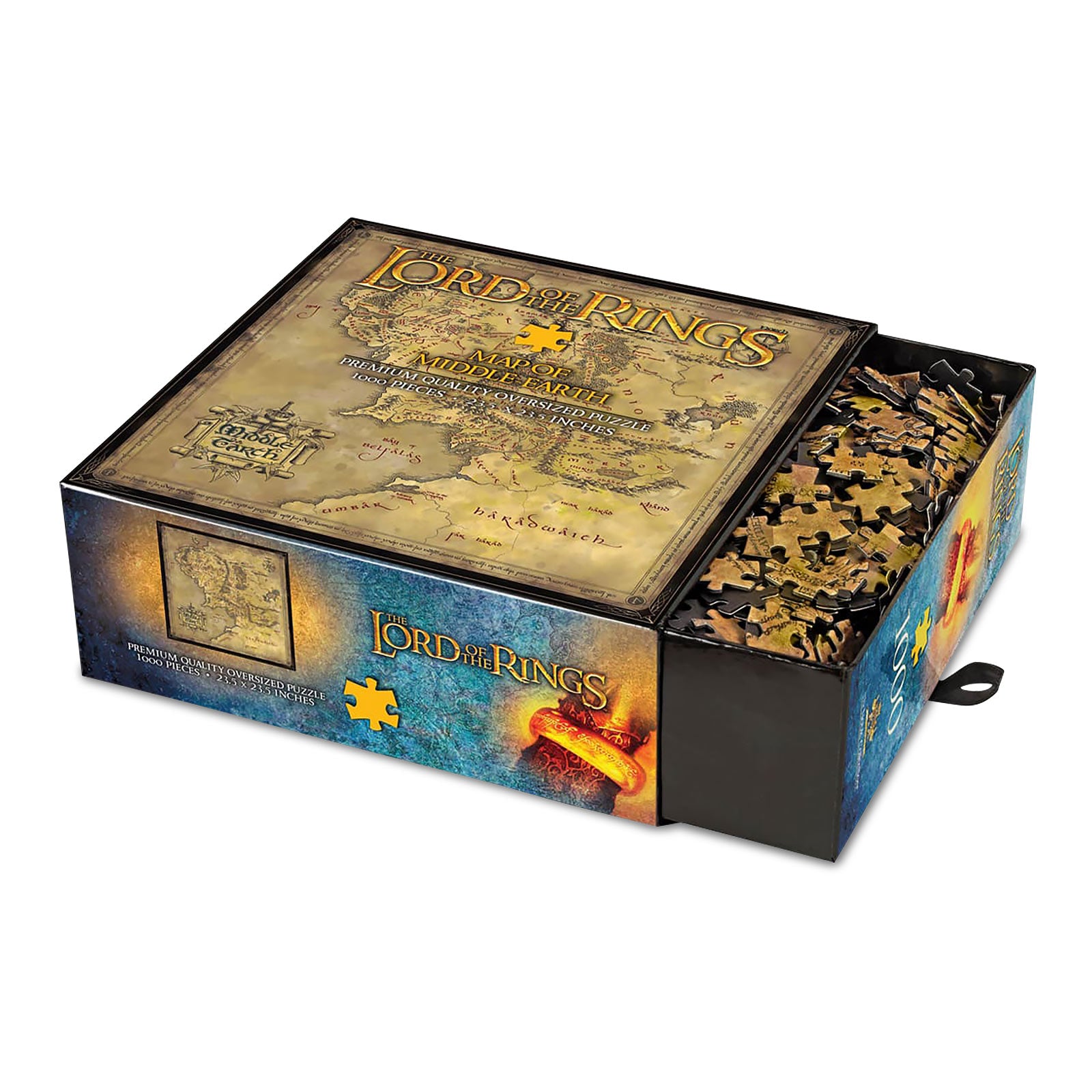 Productafbeelding In de Ban van de Ring - Kaart van Midden-aarde Puzzel