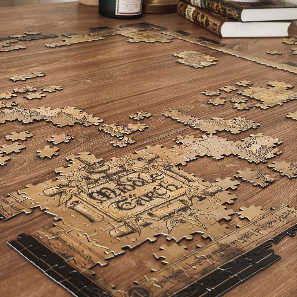 Productafbeelding In de Ban van de Ring - Kaart van Midden-aarde Puzzel