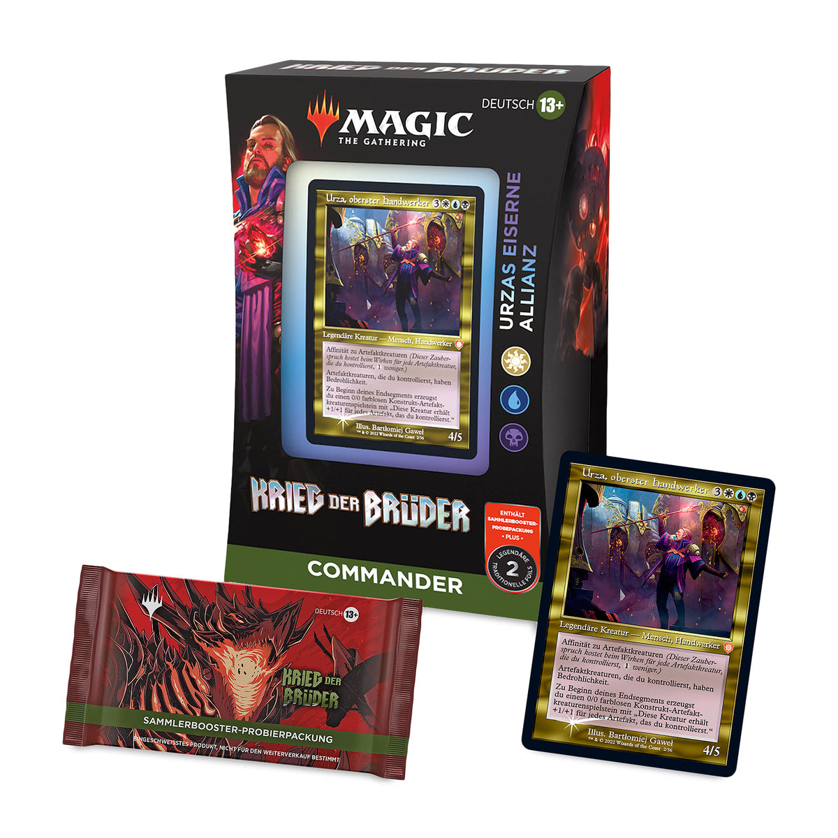 Productafbeelding Oorlog van de Broeders Commandant Deck Urza's IJzeren Alliantie - Magic The Gathering