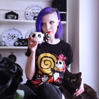 Productafbeelding Nightmare Before Christmas - Jack & Sally T-shirt zwart