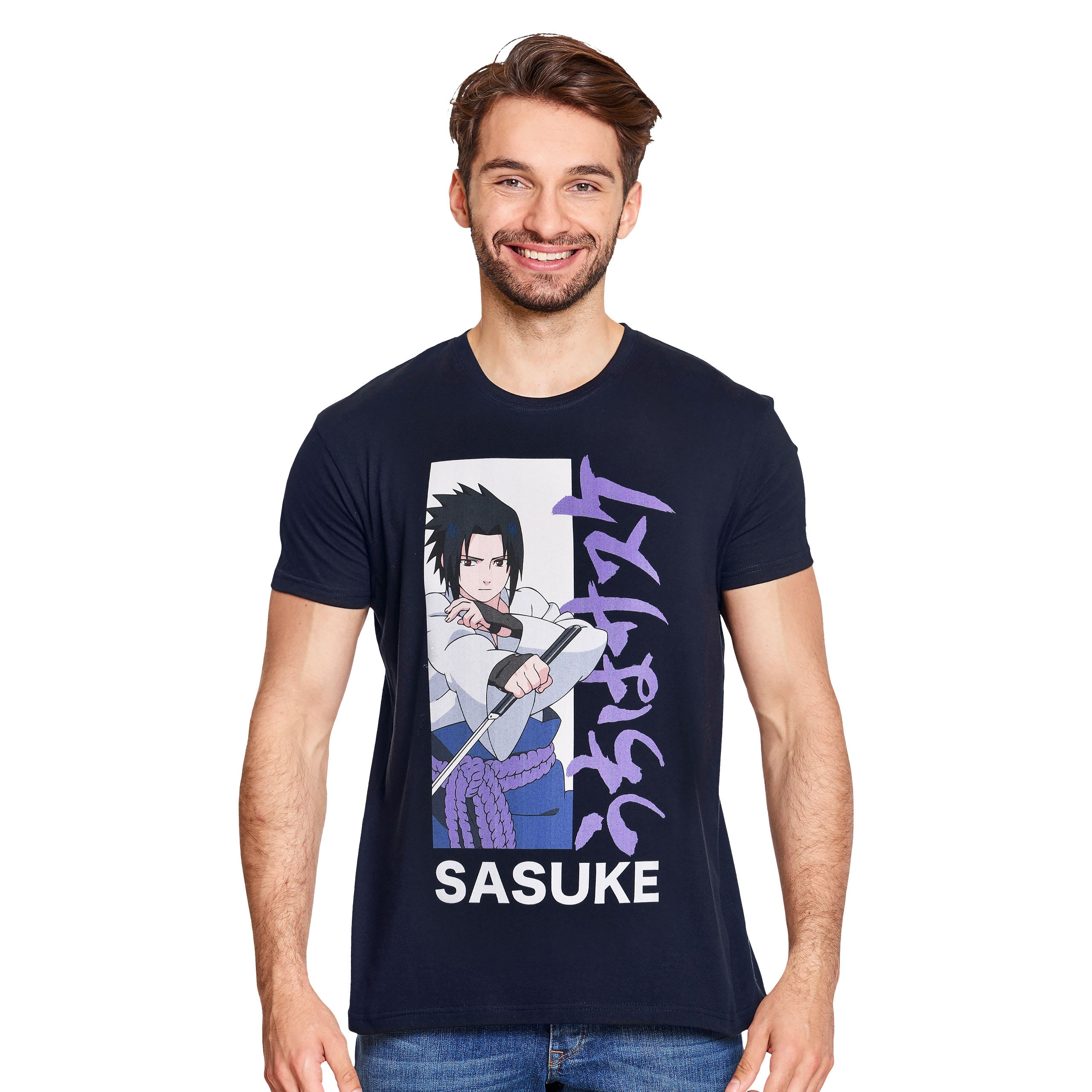 Productafbeelding Naruto - Sasuke T-shirt blauw