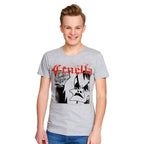 Productafbeelding Disney Villains - Splatter Cruella T-shirt grijs