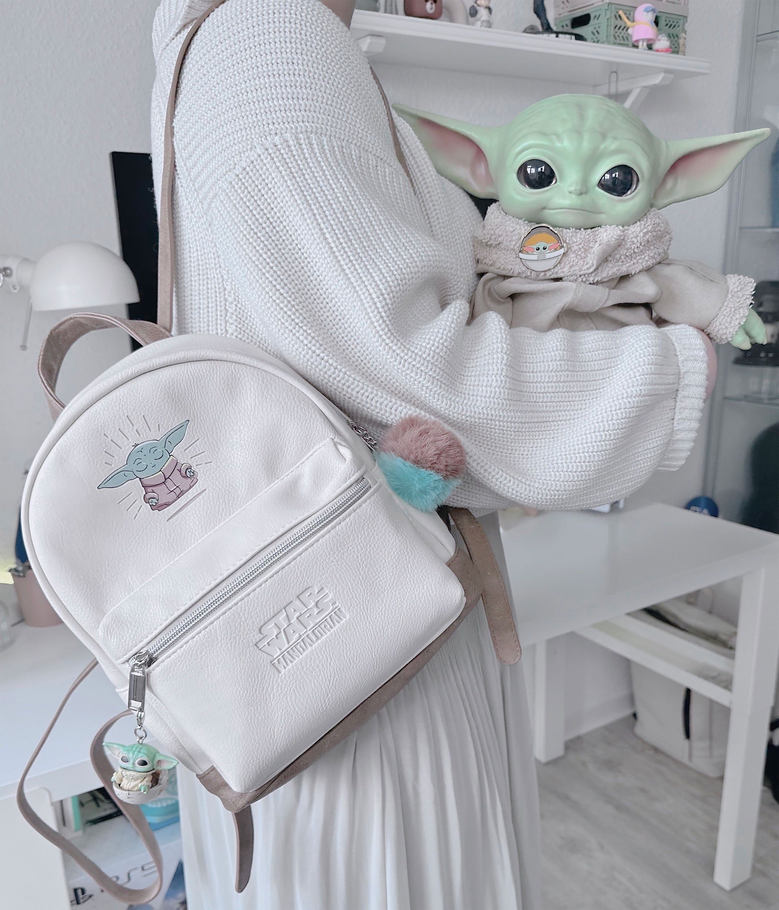 Productafbeelding Grogu Mini Rugzak met Pom Pom - Star Wars The Mandalorian