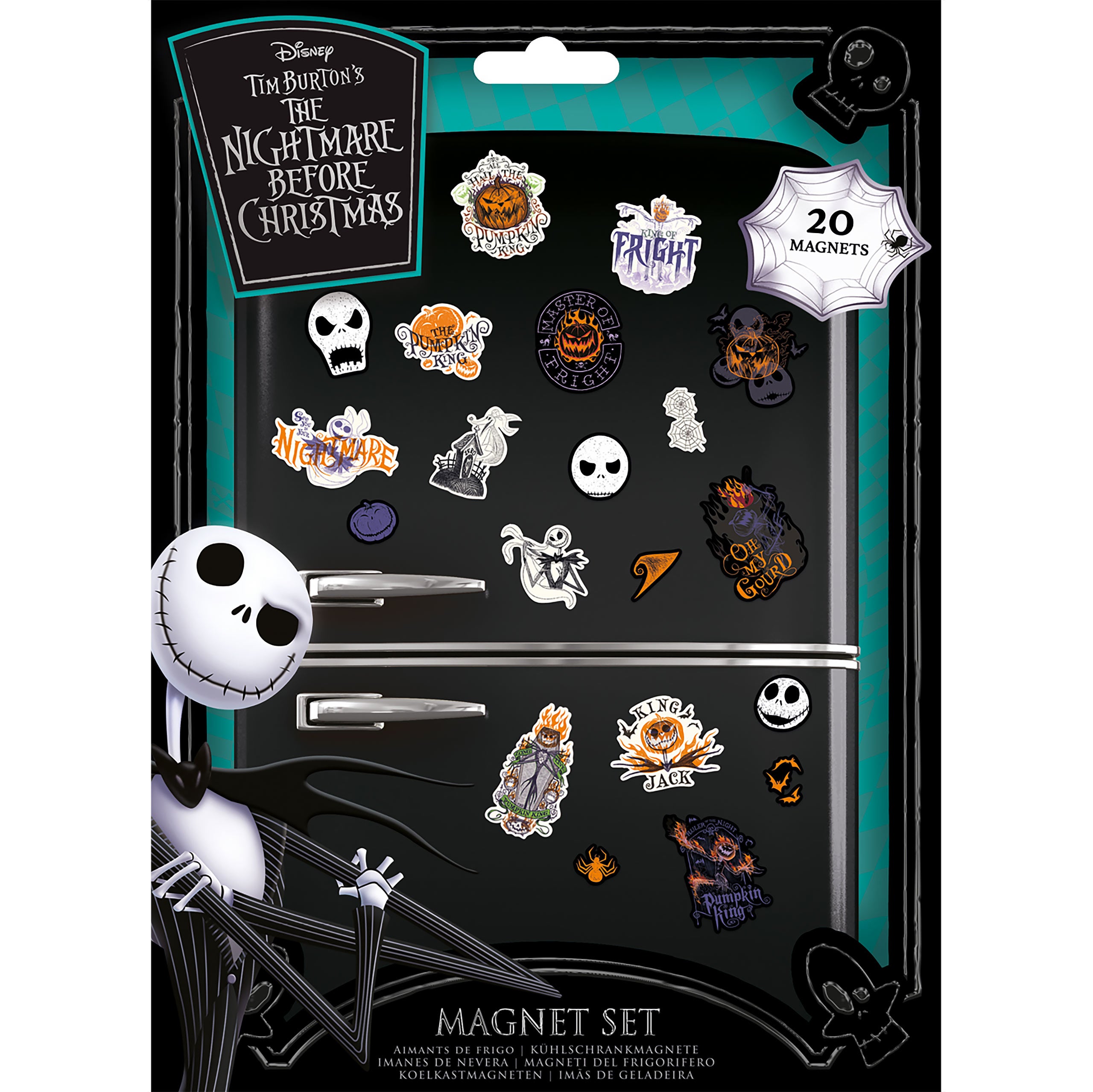 Product image Nightmare Before Christmas - Colourful Shadows Magnet Set