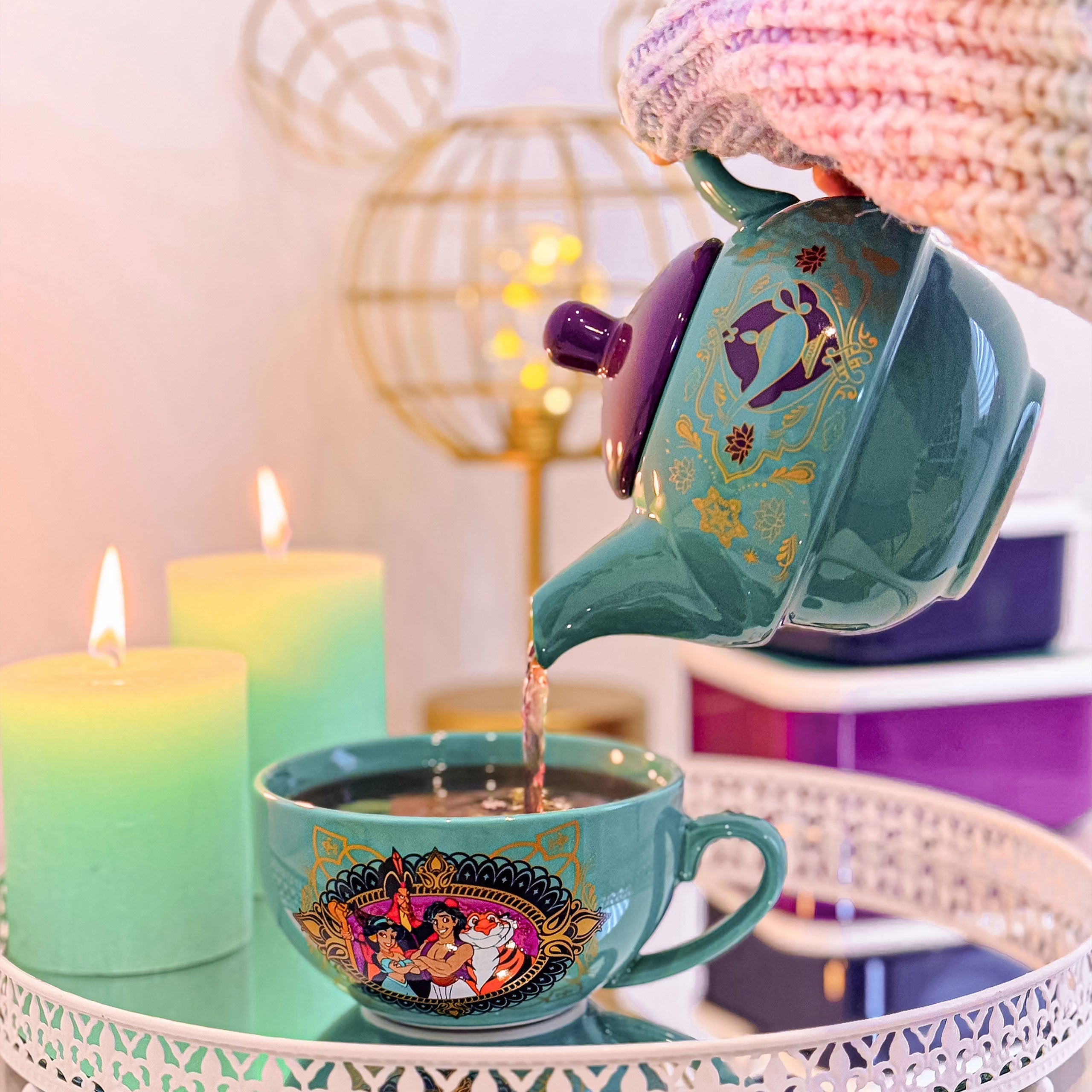 Productafbeelding Aladdin - Altijd op zoek naar avontuur Theepot met Kopje