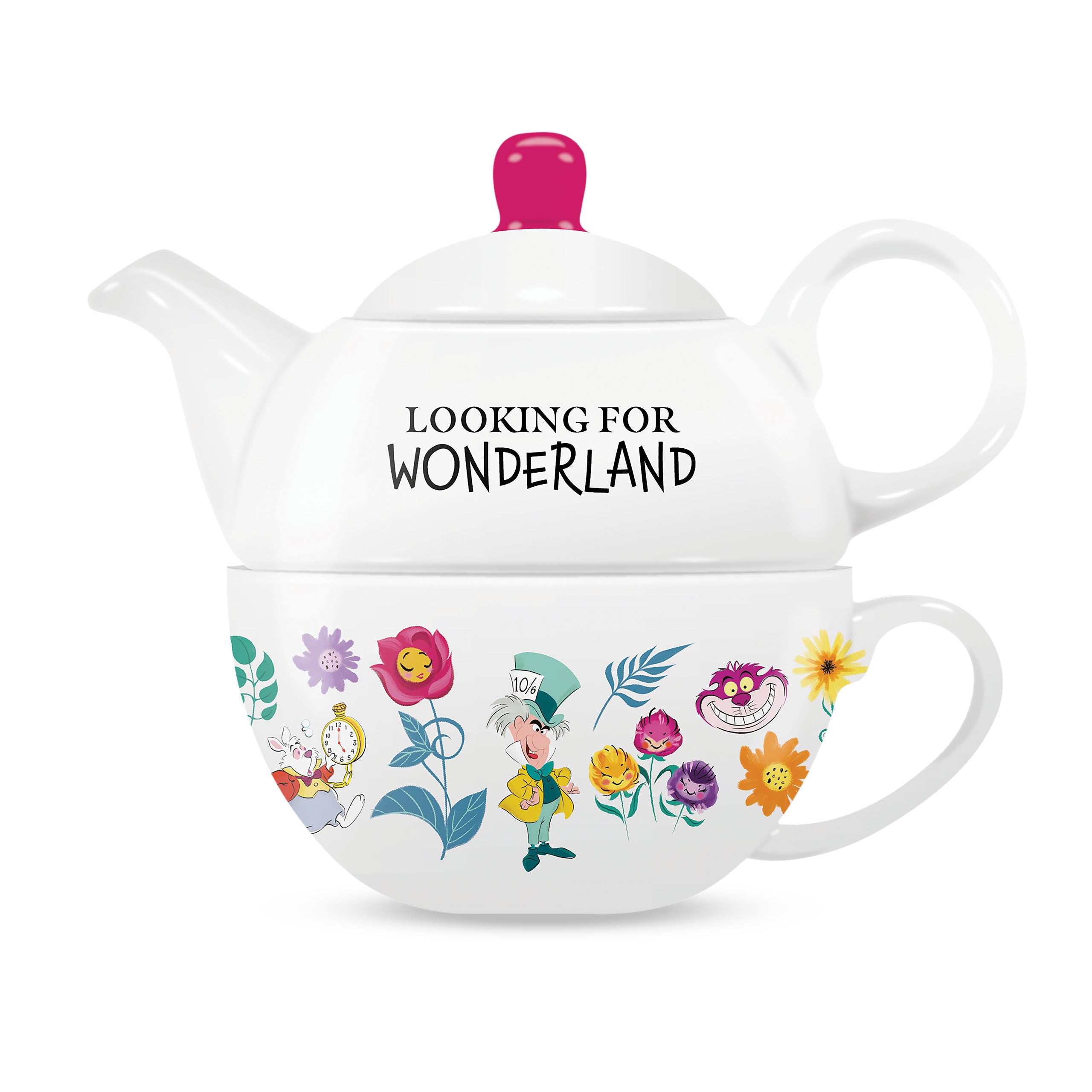 Productafbeelding Alice in Wonderland - Looking For Wonderland Theepot met Beker