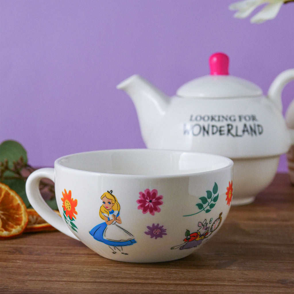 Productafbeelding Alice in Wonderland - Looking For Wonderland Theepot met Beker