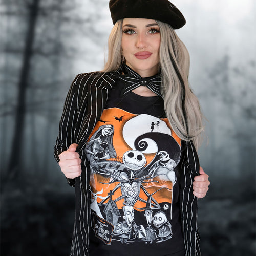 Product image Nightmare Before Christmas - Orange Moon T-Shirt black