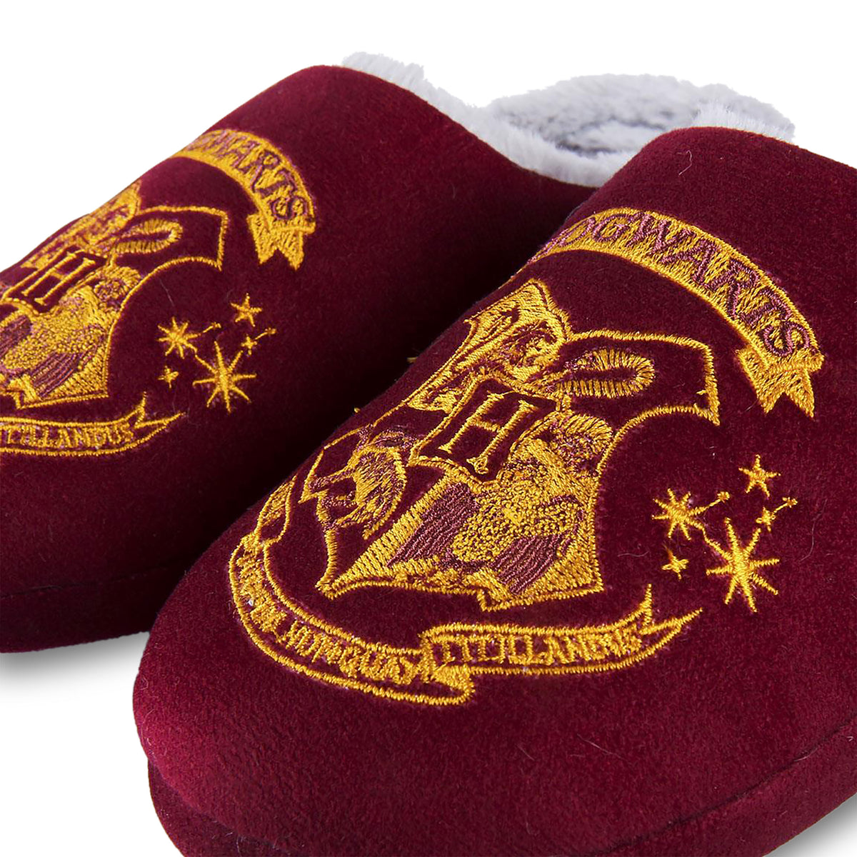 Productafbeelding Harry Potter - Hogwarts Wapen Pluche Pantoffels Rood