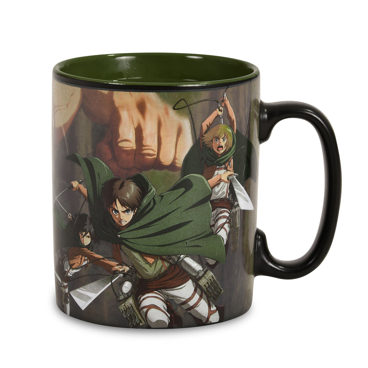 Productafbeelding Attack on Titan - Eren & Titan Thermisch effect Mok