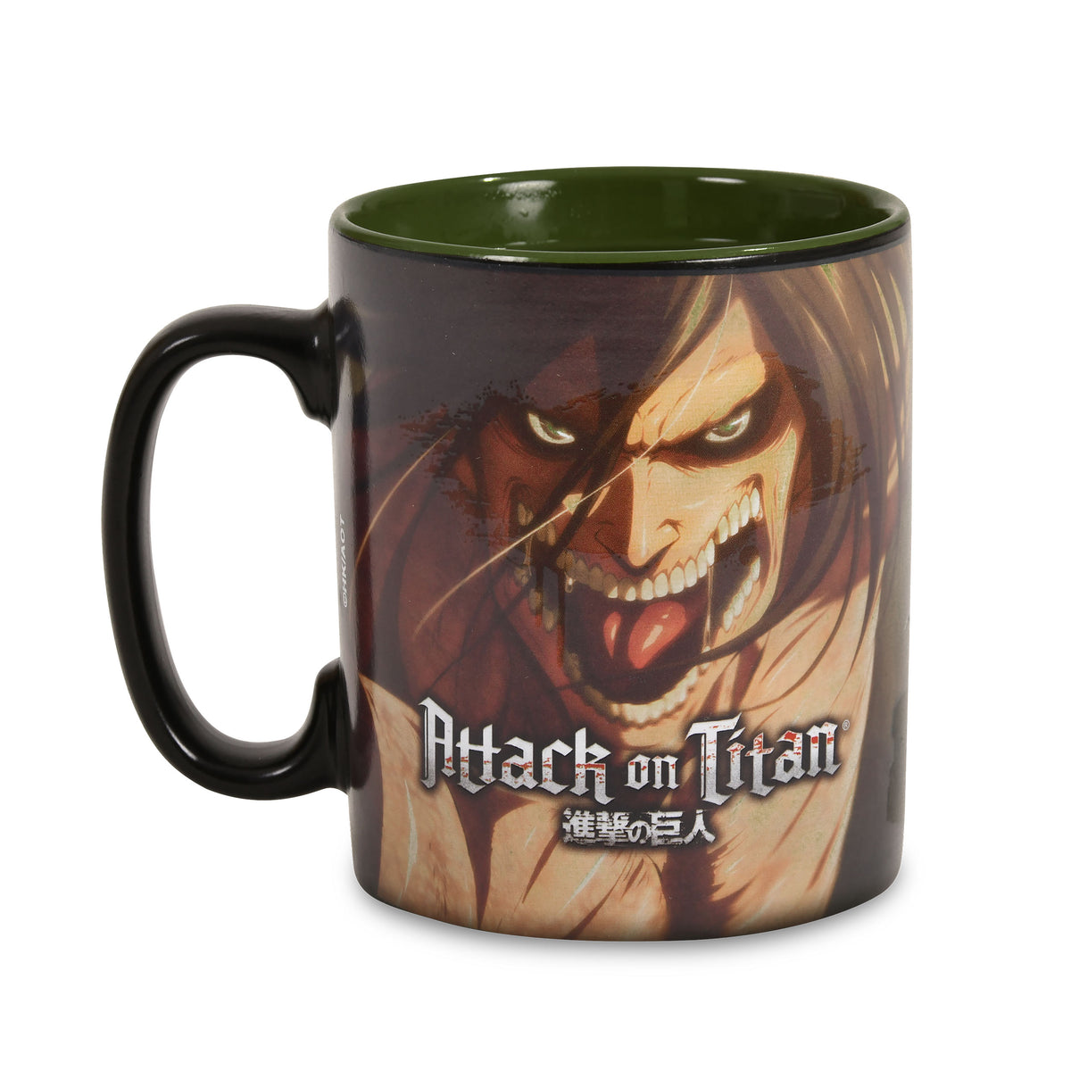 Productafbeelding Attack on Titan - Eren & Titan Thermisch effect Mok