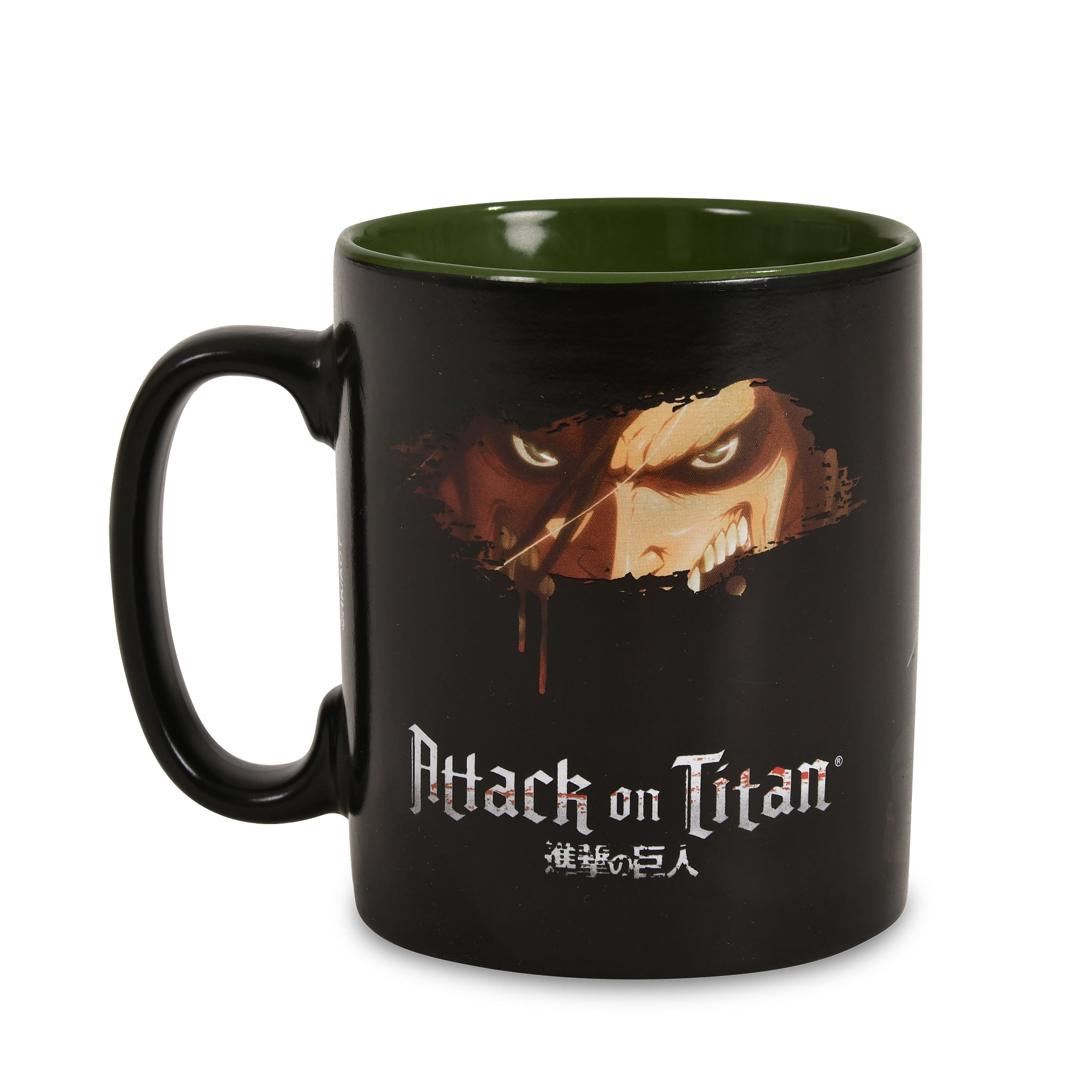 Productafbeelding Attack on Titan - Eren & Titan Thermisch effect Mok