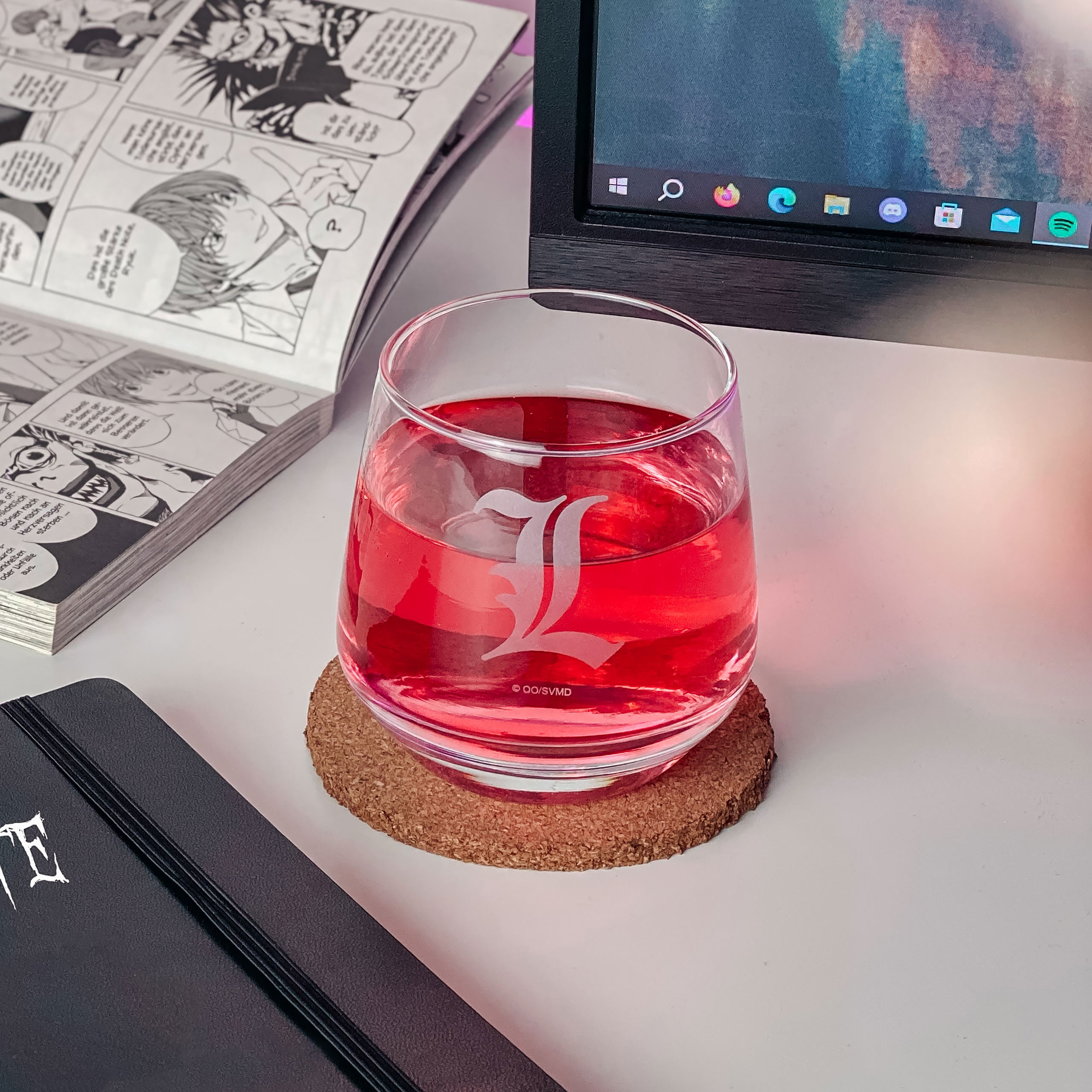 Productafbeelding Death Note - Kira & L Glas Set