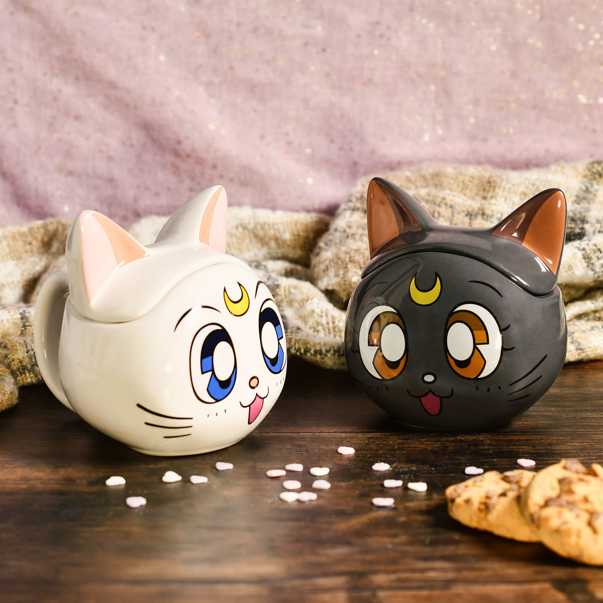 Productafbeelding Sailor Moon - Luna en Artemis mokken set