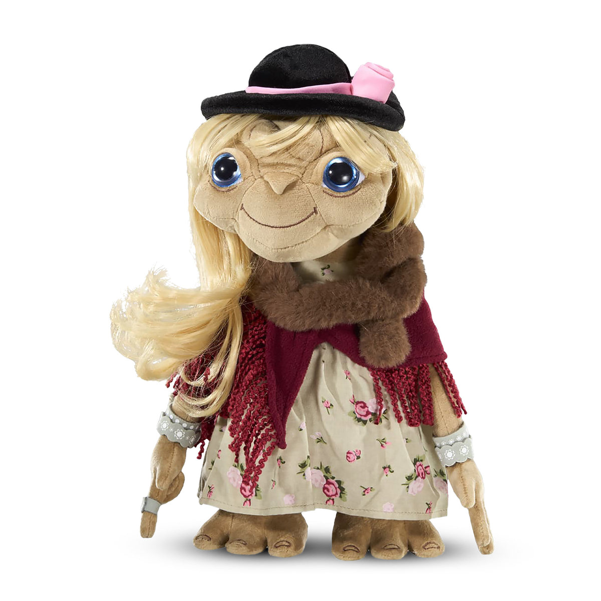 Productafbeelding E.T. Pluche Figuur met Jurk en Hoed