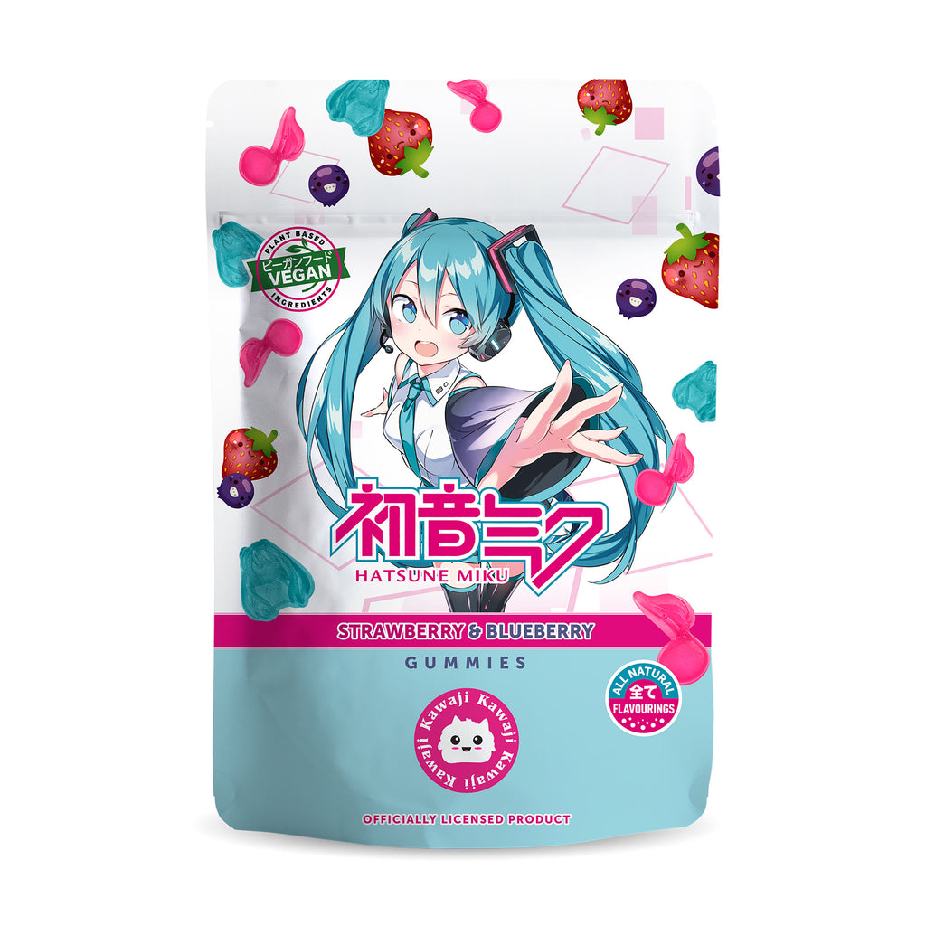 Productafbeelding Hatsune Miku - Powerbeärs Kawaii Fruitgummies Vegan