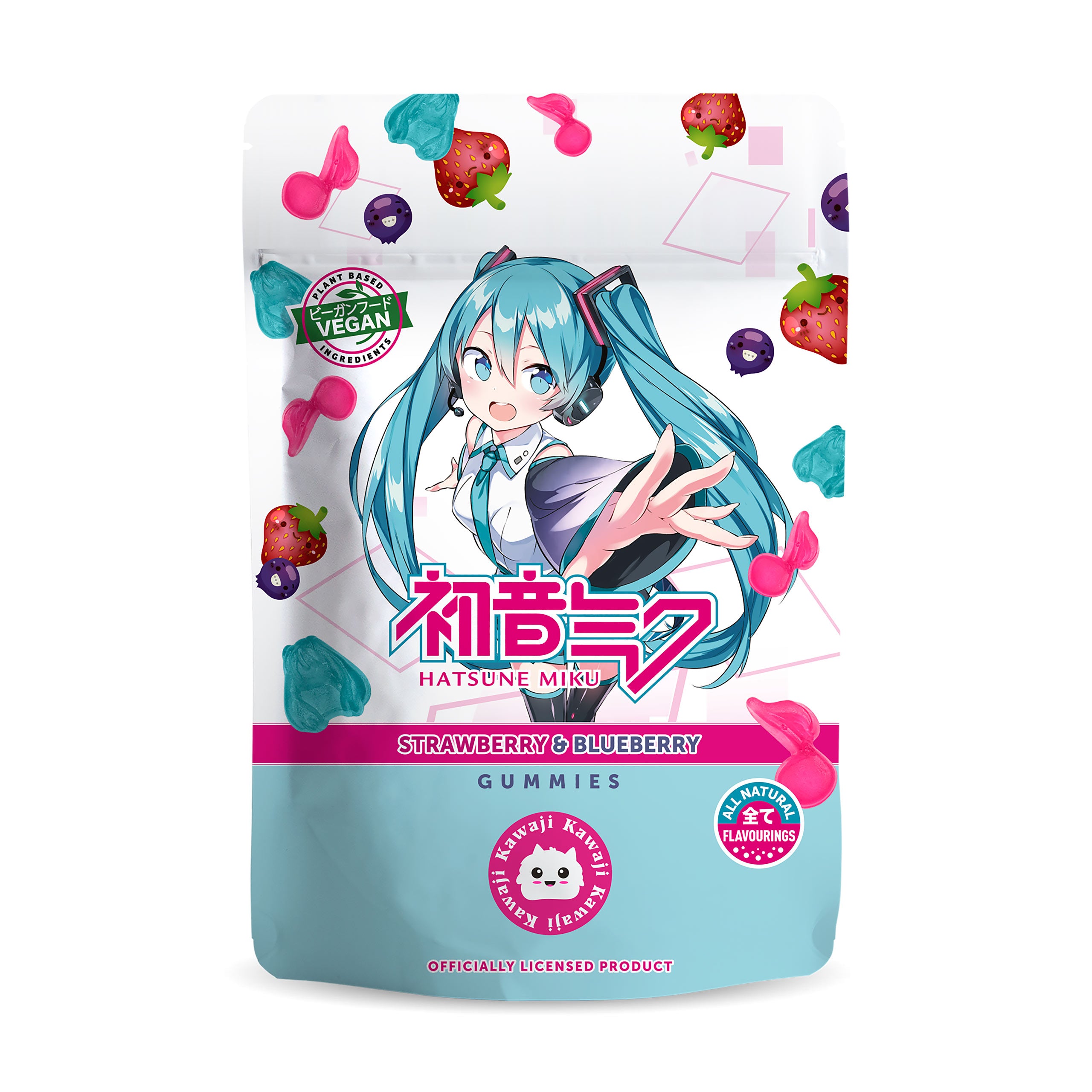 Productafbeelding Hatsune Miku - Powerbeärs Kawaii Fruitgummies Vegan