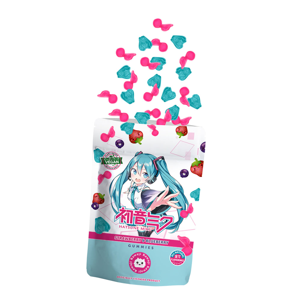 Productafbeelding Hatsune Miku - Powerbeärs Kawaii Fruitgummies Vegan