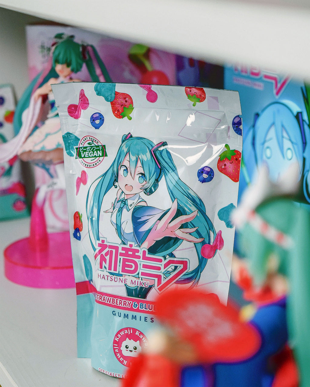 Productafbeelding Hatsune Miku - Powerbeärs Kawaii Fruitgummies Vegan