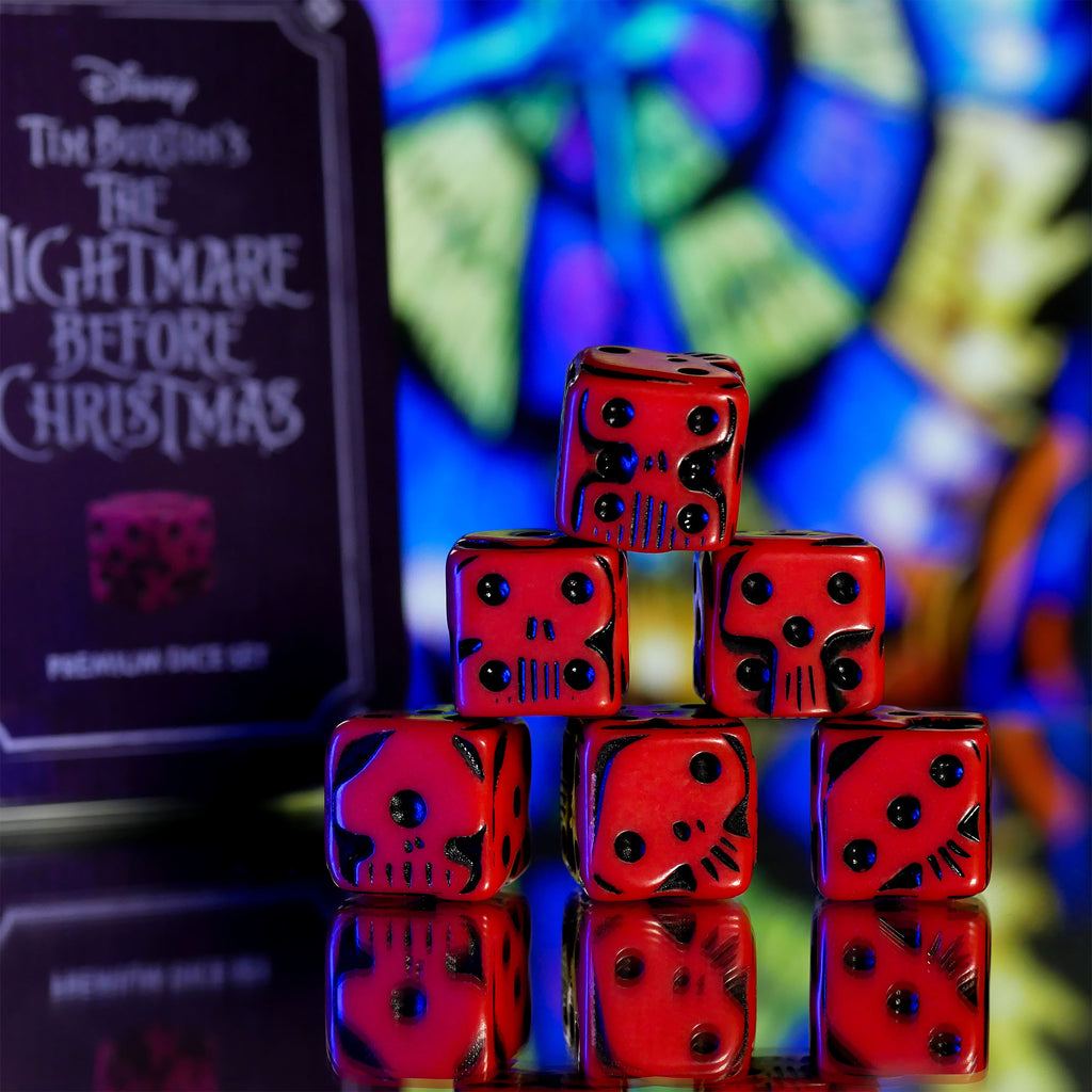 Productafbeelding Nightmare Before Christmas - Dobbelsteen Set 6st