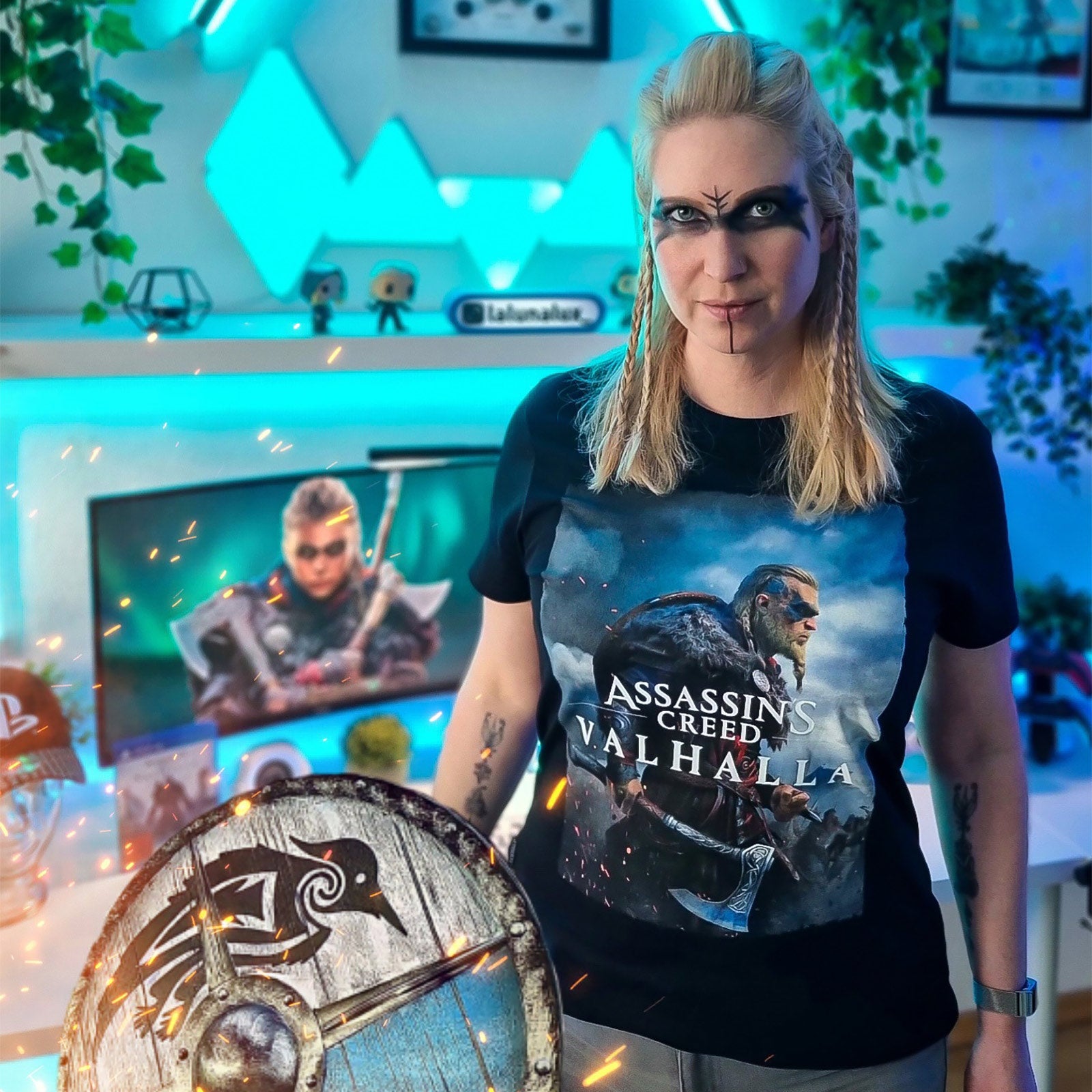 Productafbeelding Eivor Valhalla T-shirt zwart - Assassin's Creed