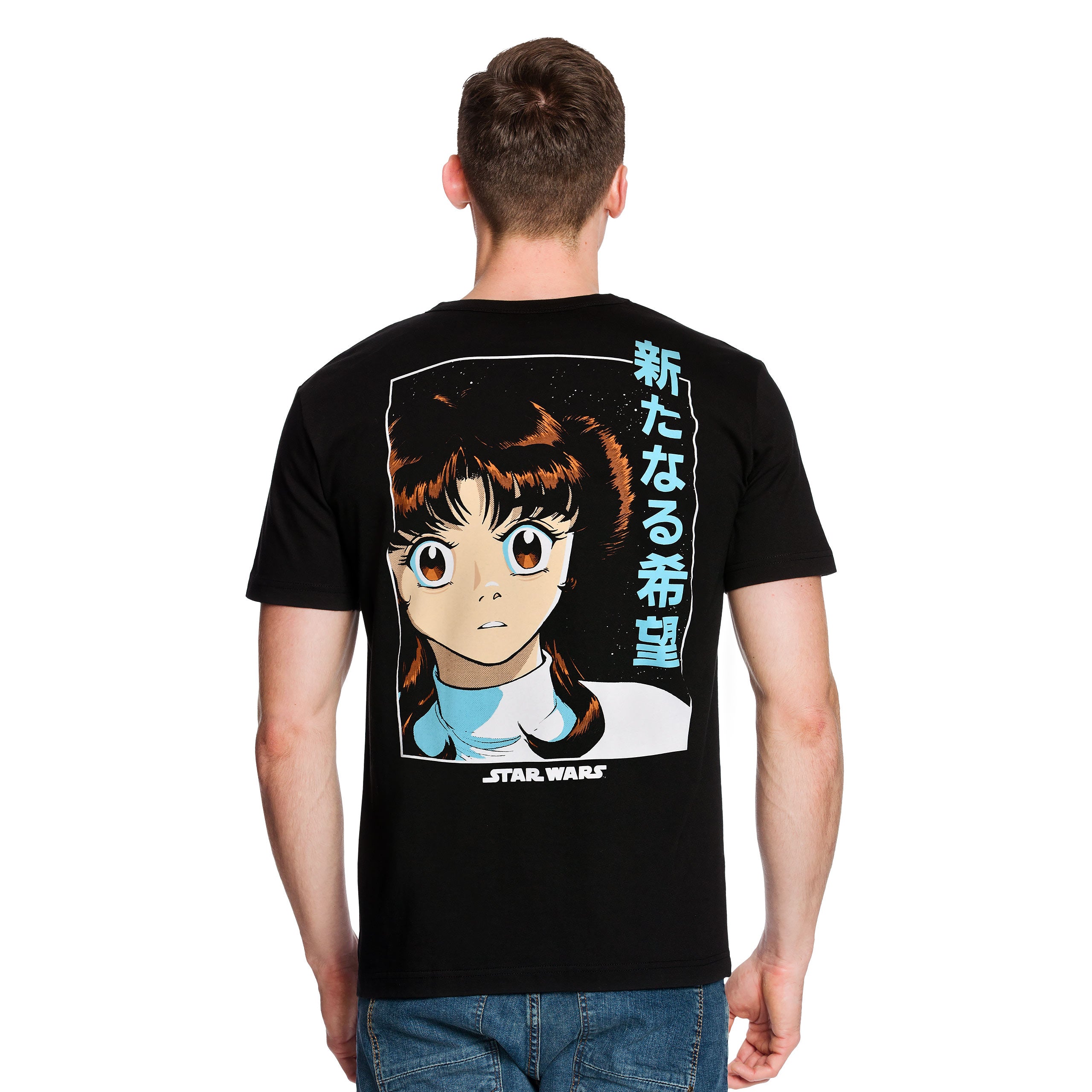 Productafbeelding Star Wars - Manga Leia T-shirt Zwart