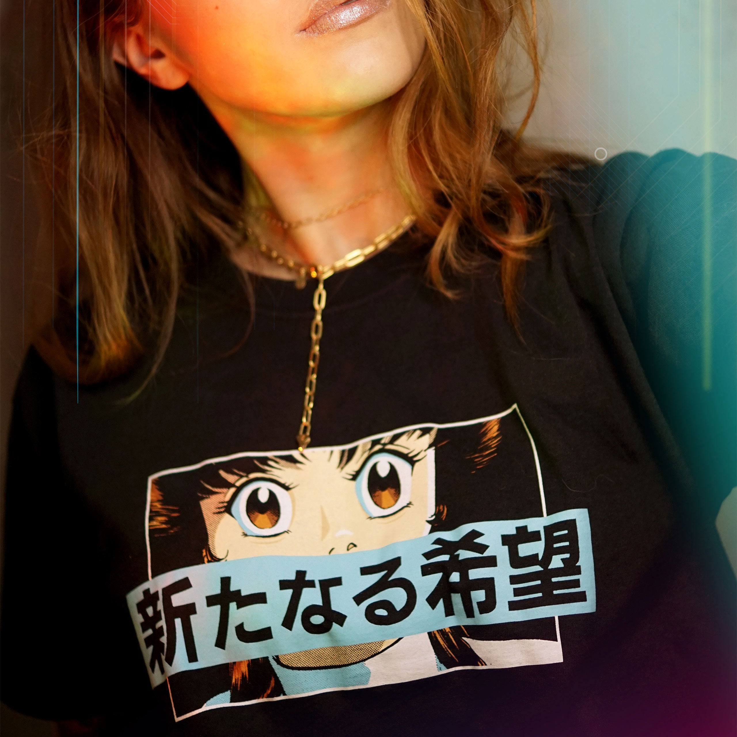 Productafbeelding Star Wars - Manga Leia T-shirt Zwart