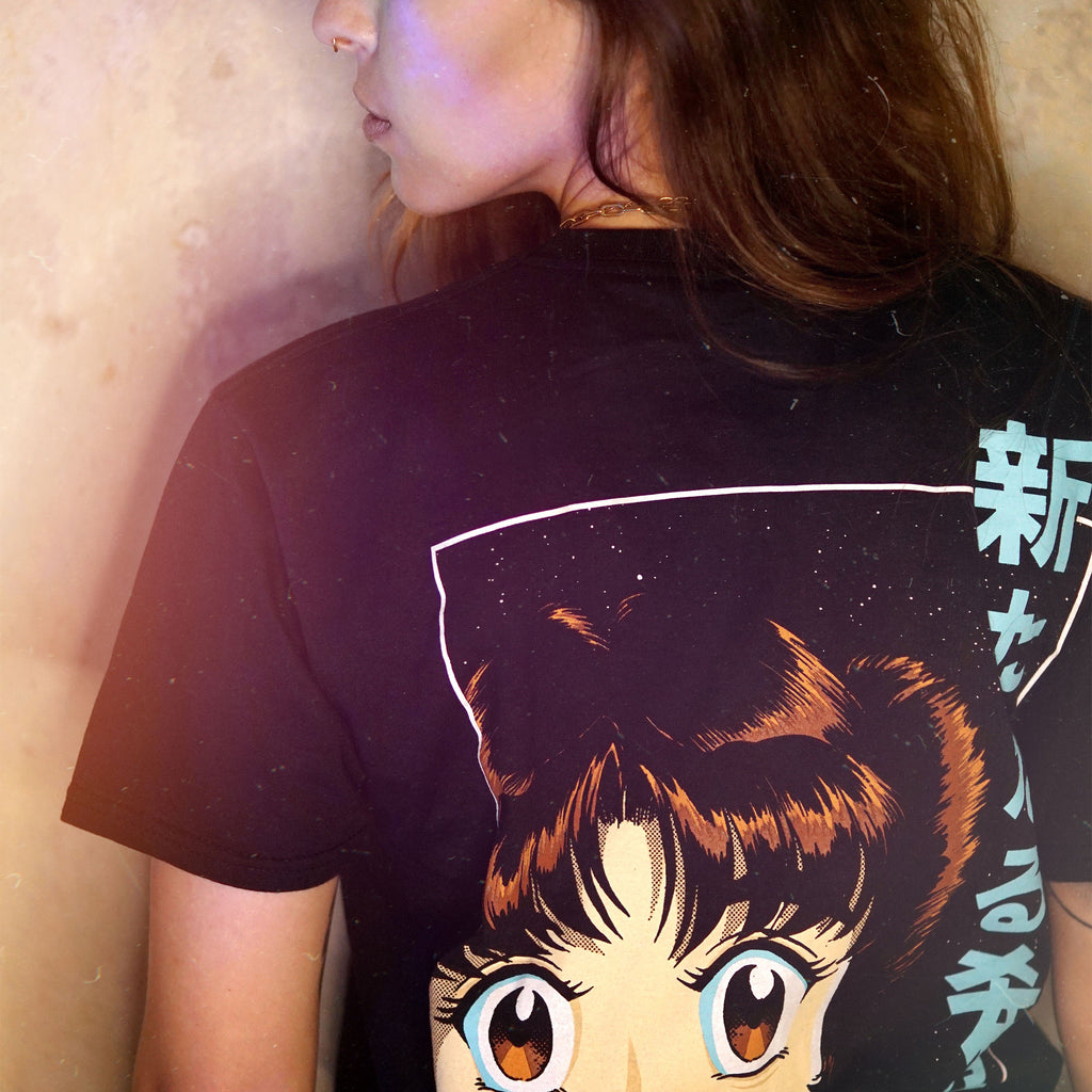 Productafbeelding Star Wars - Manga Leia T-shirt Zwart