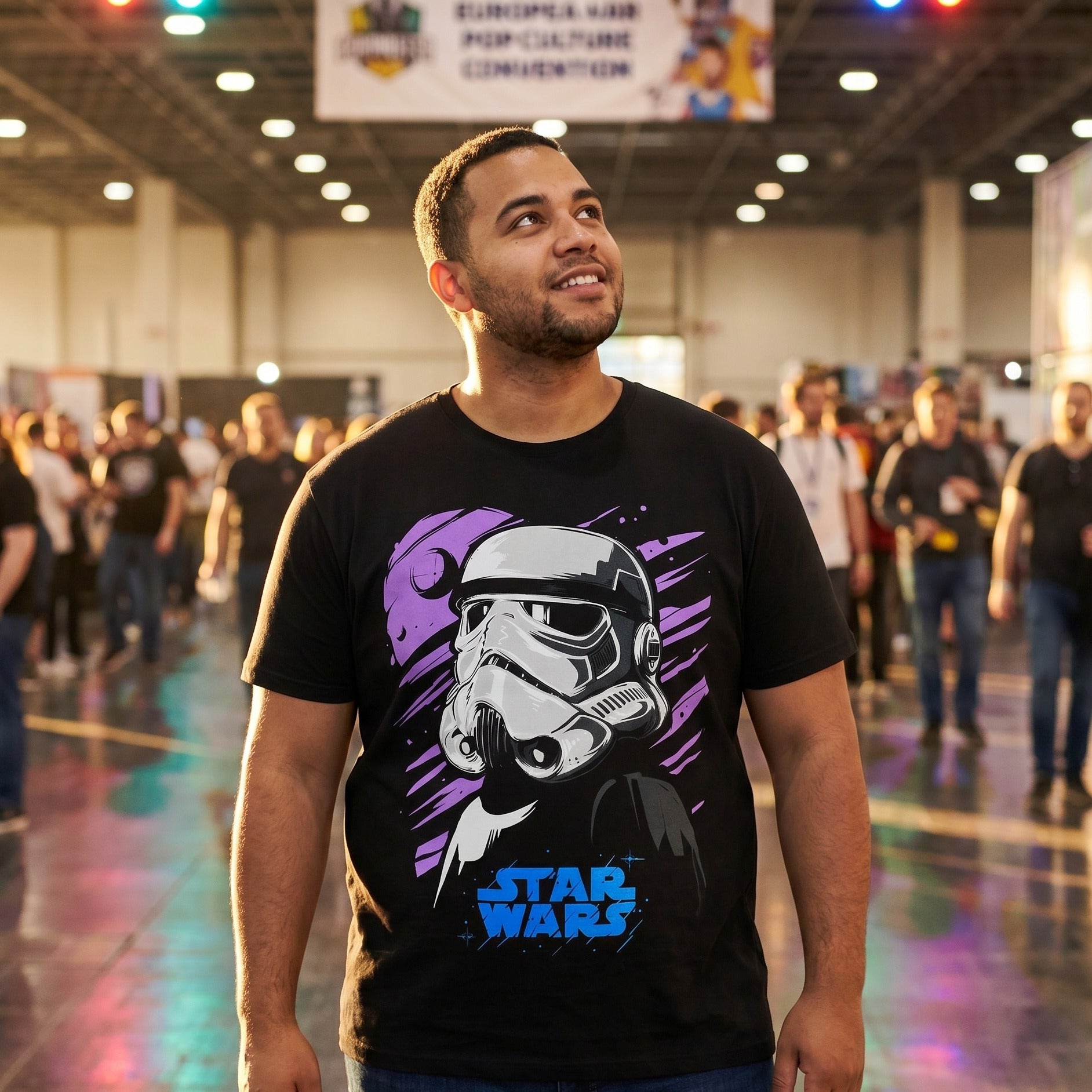 Productafbeelding Star Wars - Galaxy Stormtrooper T-shirt zwart