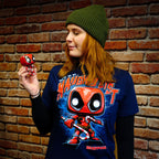 Productafbeelding Deadpool Kerst T-shirt met Funko Pop Figuur