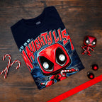 Productafbeelding Deadpool Kerst T-shirt met Funko Pop Figuur