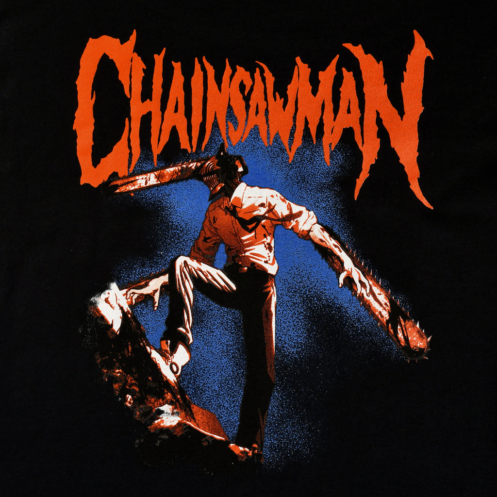 Productafbeelding Chainsaw Man - Rood Logo T-Shirt zwart