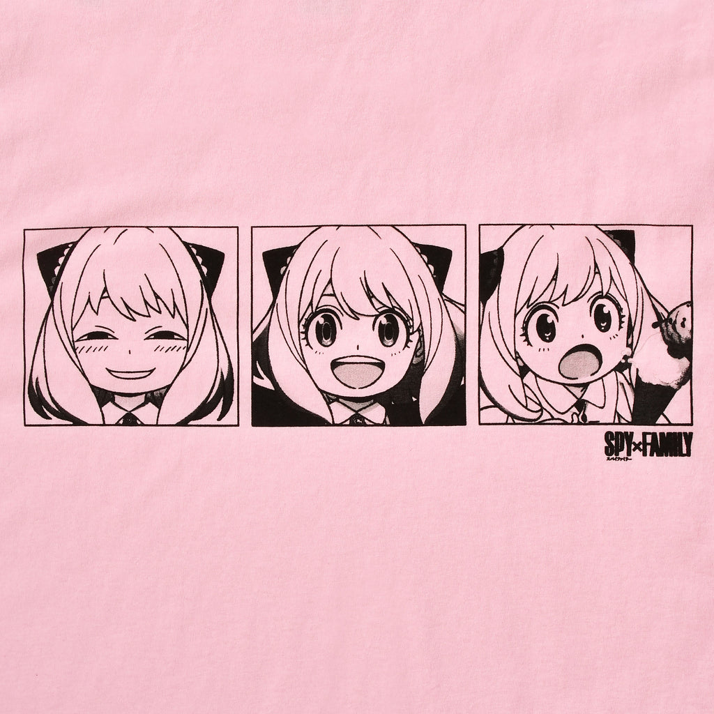 Productafbeelding Spy x Family - Emoties van Anya T-shirt roze