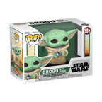 Productafbeelding Star Wars - Grogu met harnas Funko Pop Bobblehead Figuur