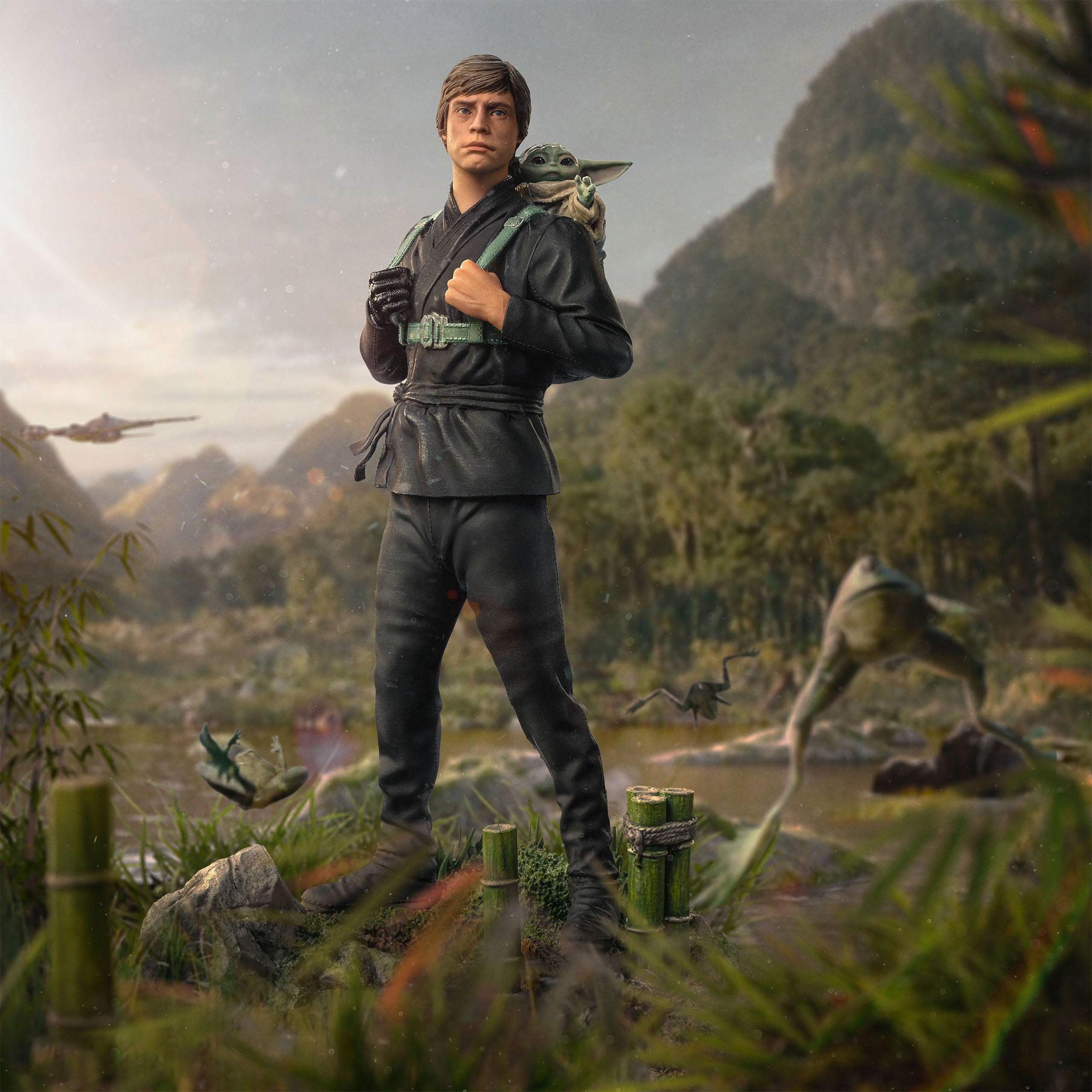 Productafbeelding Luke Skywalker & Grogu Training Standbeeld Beperkt - Star Wars The Book of Boba Fett