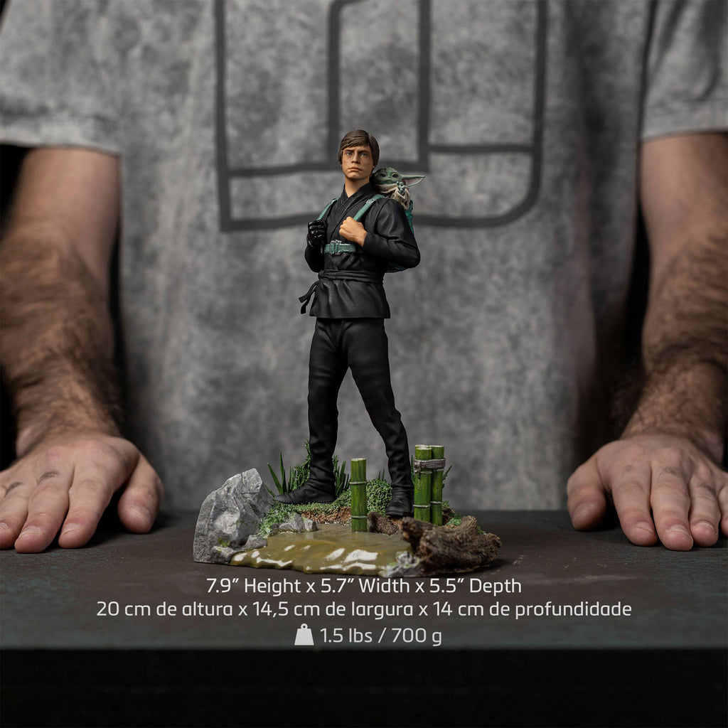 Productafbeelding Luke Skywalker & Grogu Training Standbeeld Beperkt - Star Wars The Book of Boba Fett