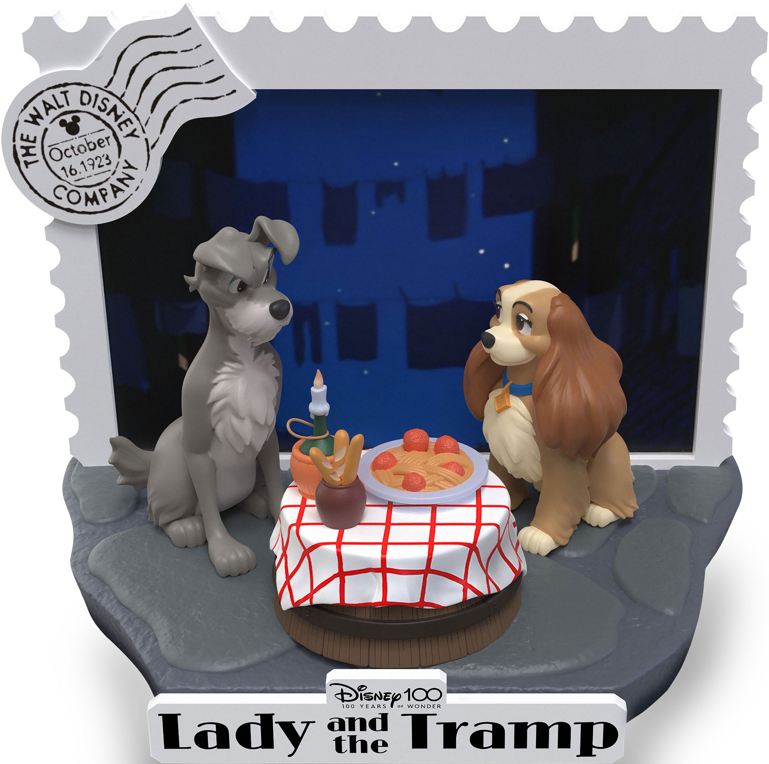 Productafbeelding Lady en de Vagebond D-Stage Diorama Figuur
