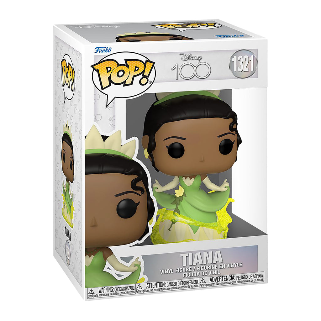 Productafbeelding Kus de Kikker - Tiana Funko Pop Figuur Disney 100