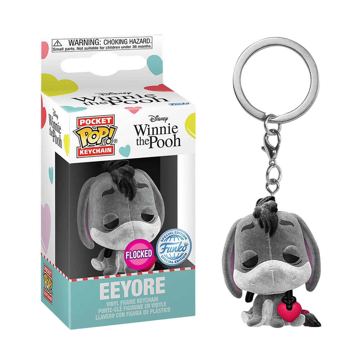 Productafbeelding Winnie de Poeh - Iejoor met Hart Funko Pop Sleutelhanger