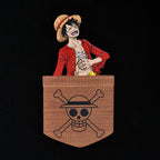 Productafbeelding One Piece - Pocket Ruffy Zwart T-shirt