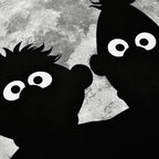 Productafbeelding Sesamstraat - Ernie & Bert Moonnight T-shirt zwart