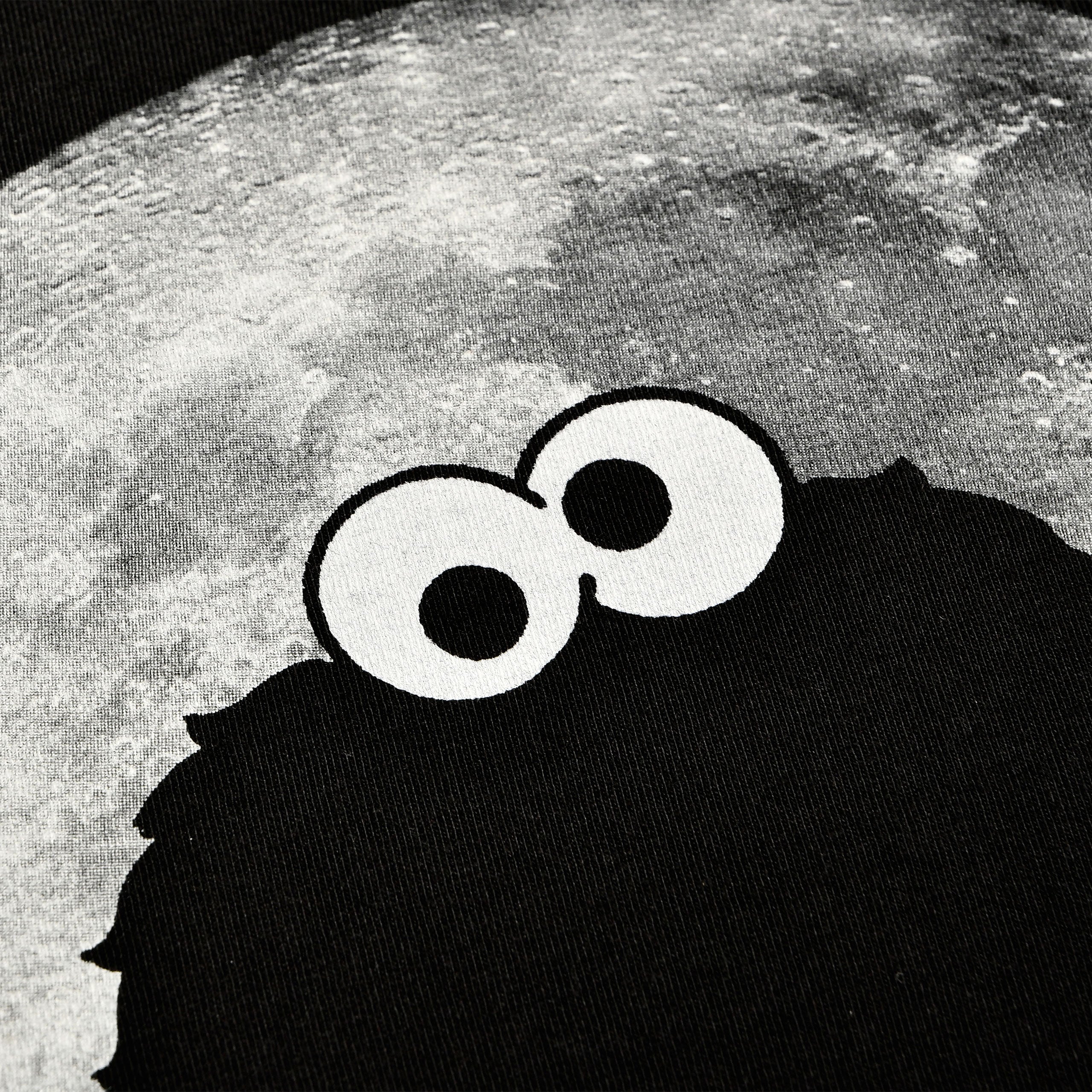 Productafbeelding Sesamstraat - Cookie Monster Moonnight T-shirt zwart