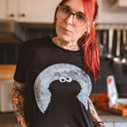 Productafbeelding Sesamstraat - Cookie Monster Moonnight T-shirt zwart