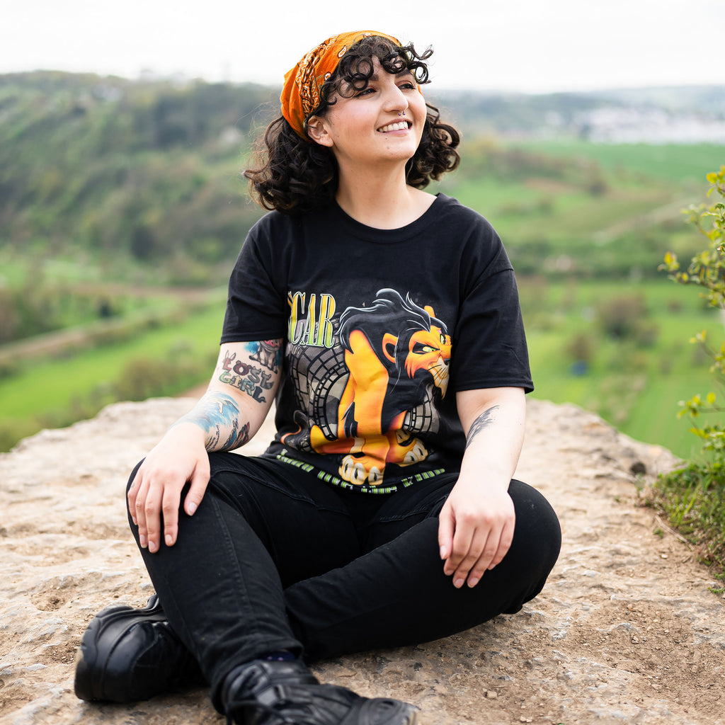 Productafbeelding Leeuwenkoning - Long Live The King T-Shirt zwart