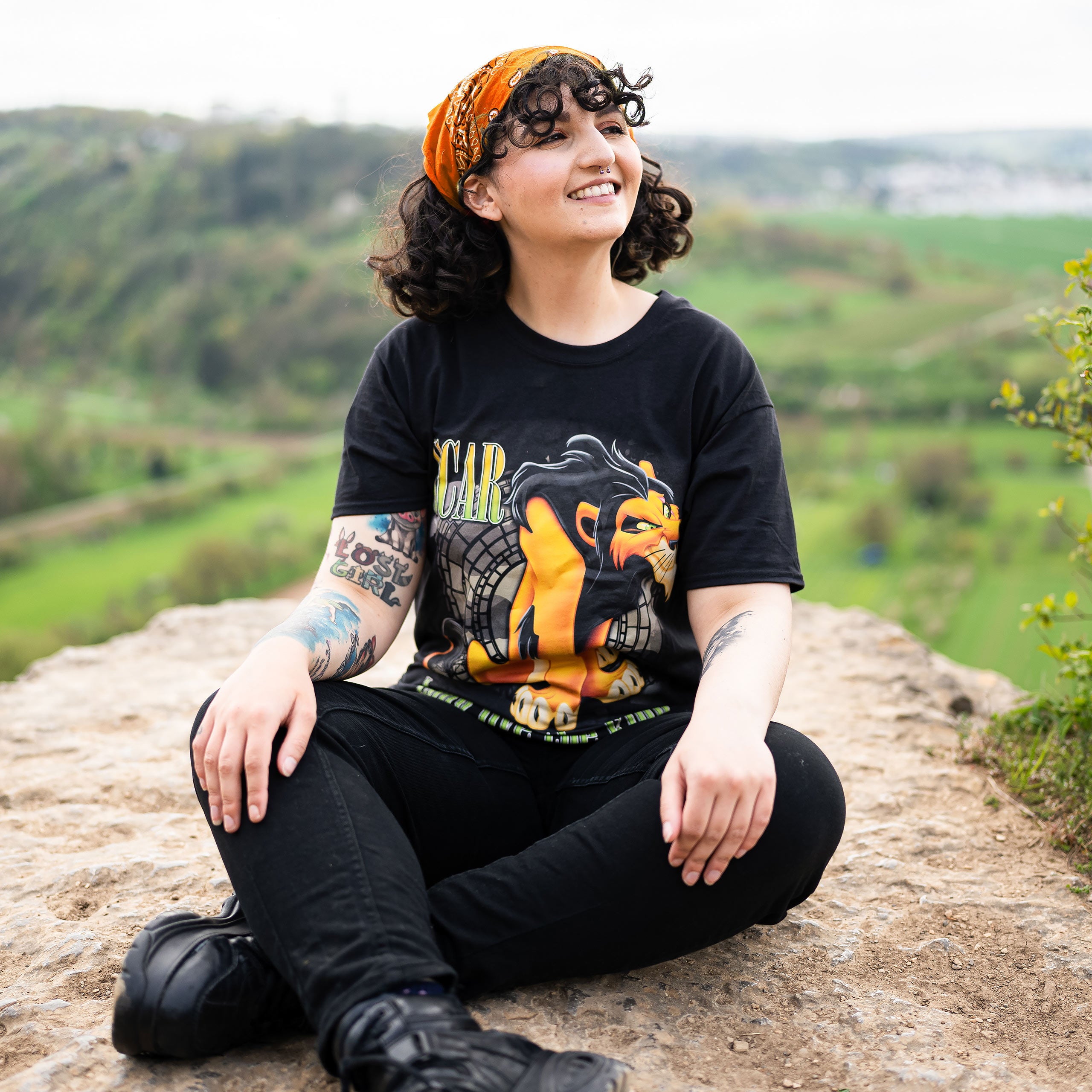 Productafbeelding Leeuwenkoning - Long Live The King T-Shirt zwart