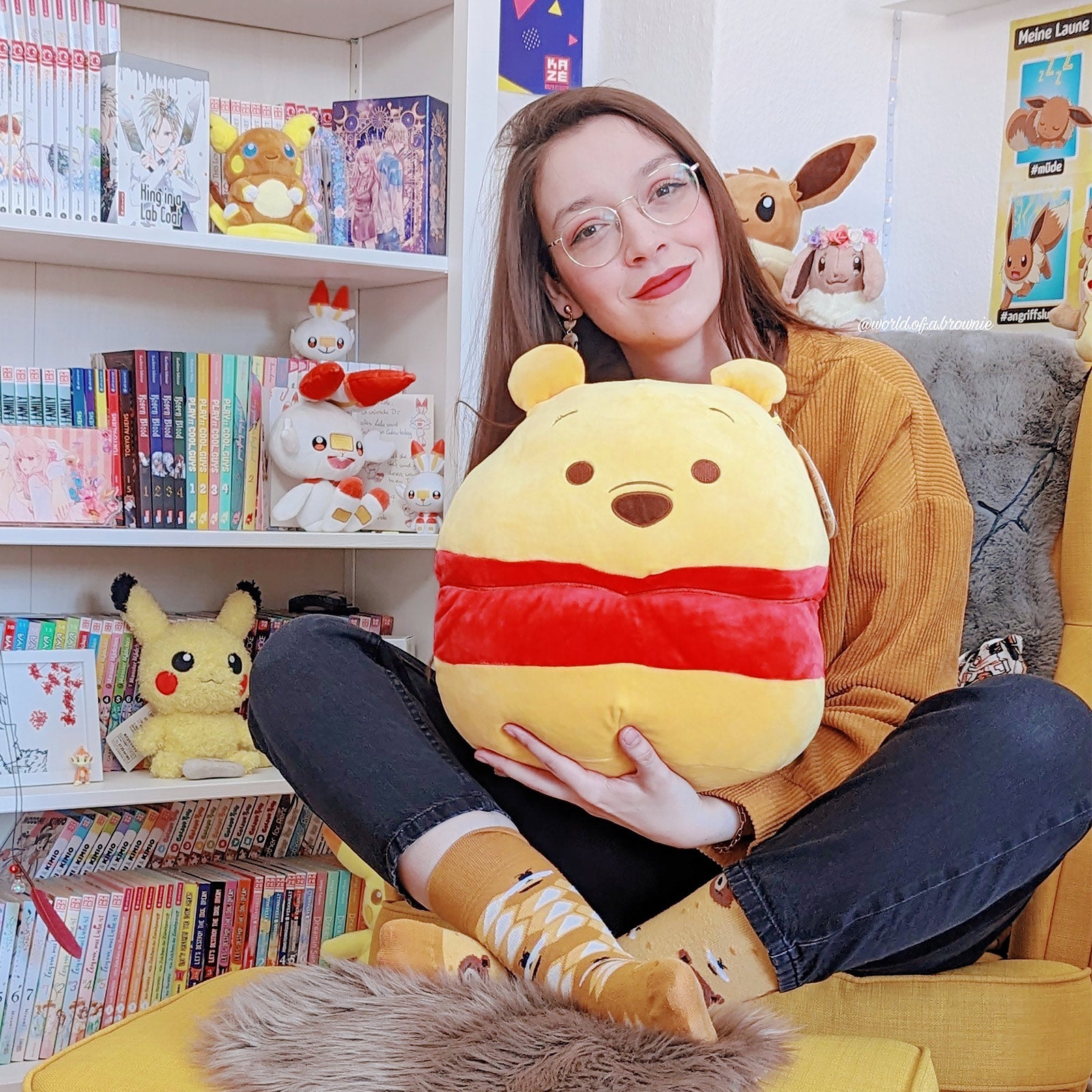 Productafbeelding Winnie de Poeh - Squishmallows Pluche Figuur